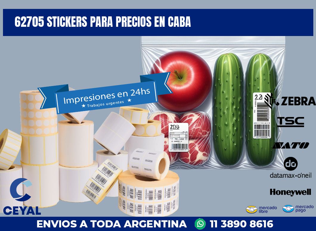 62705 STICKERS PARA PRECIOS EN CABA