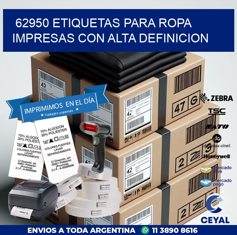 62950 ETIQUETAS PARA ROPA IMPRESAS CON ALTA DEFINICION