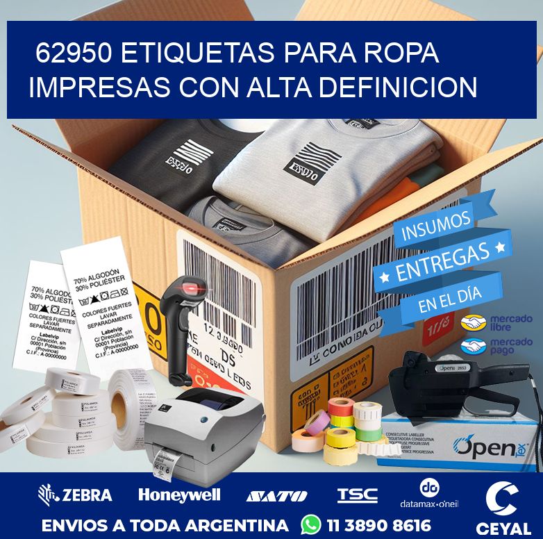 62950 ETIQUETAS PARA ROPA IMPRESAS CON ALTA DEFINICION