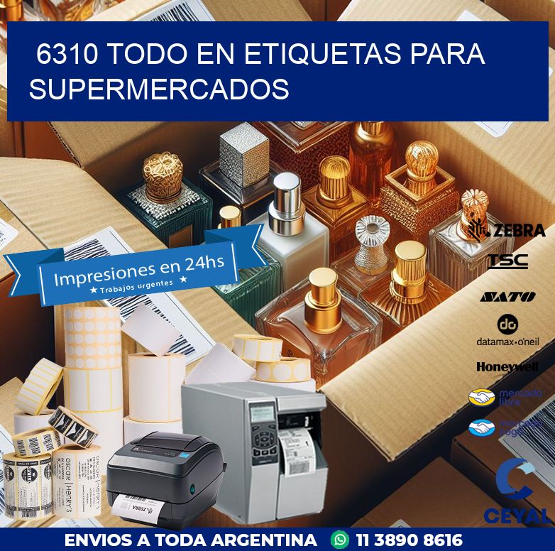 6310 TODO EN ETIQUETAS PARA SUPERMERCADOS