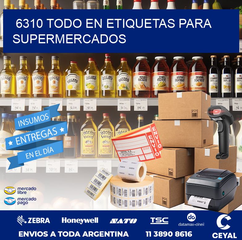 6310 TODO EN ETIQUETAS PARA SUPERMERCADOS