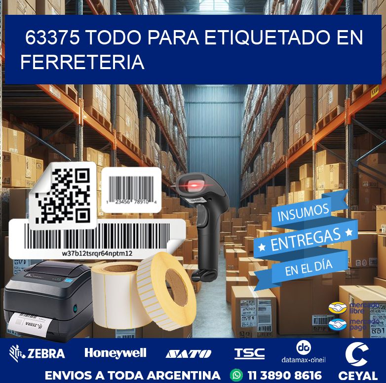63375 TODO PARA ETIQUETADO EN FERRETERIA