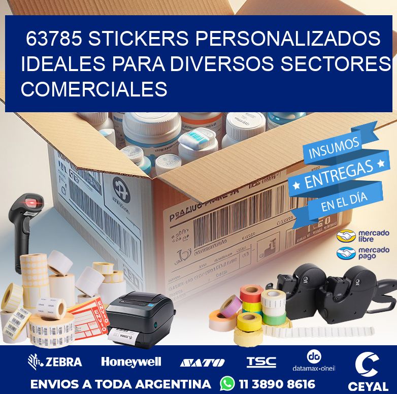 63785 STICKERS PERSONALIZADOS IDEALES PARA DIVERSOS SECTORES COMERCIALES