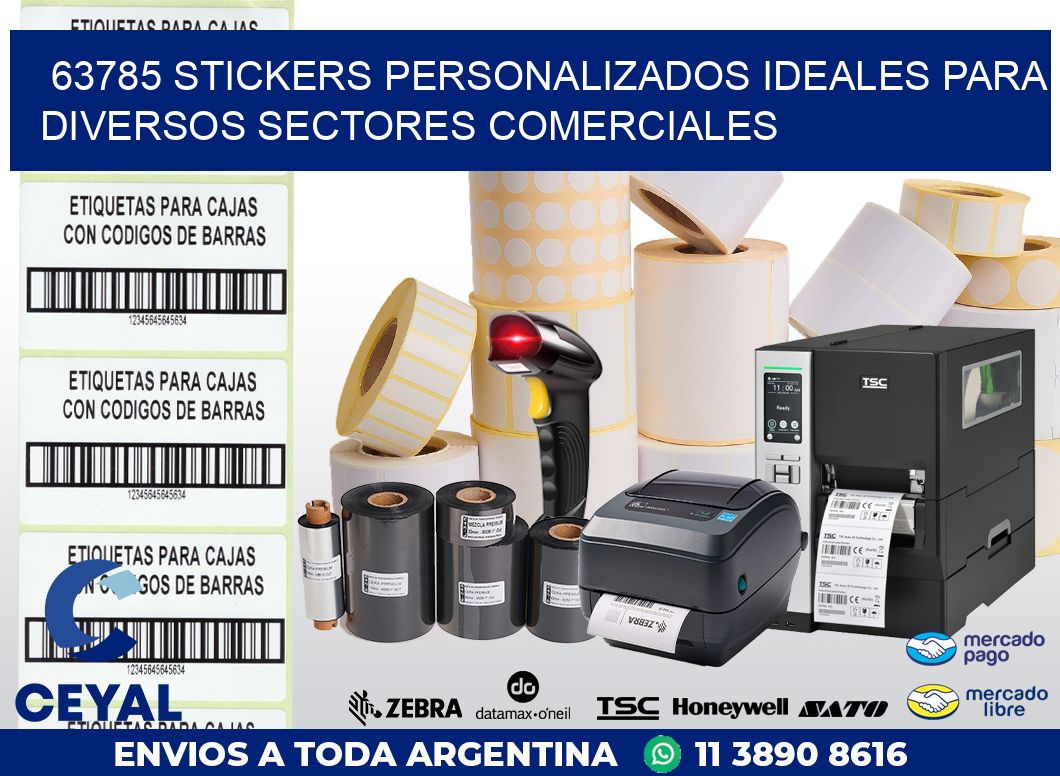 63785 STICKERS PERSONALIZADOS IDEALES PARA DIVERSOS SECTORES COMERCIALES