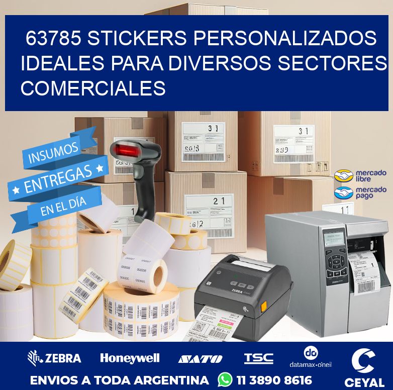 63785 STICKERS PERSONALIZADOS IDEALES PARA DIVERSOS SECTORES COMERCIALES