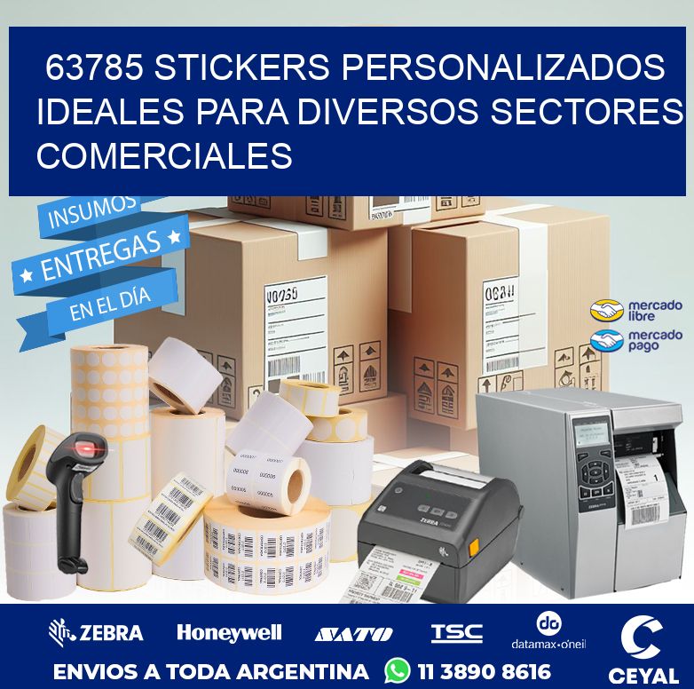 63785 STICKERS PERSONALIZADOS IDEALES PARA DIVERSOS SECTORES COMERCIALES