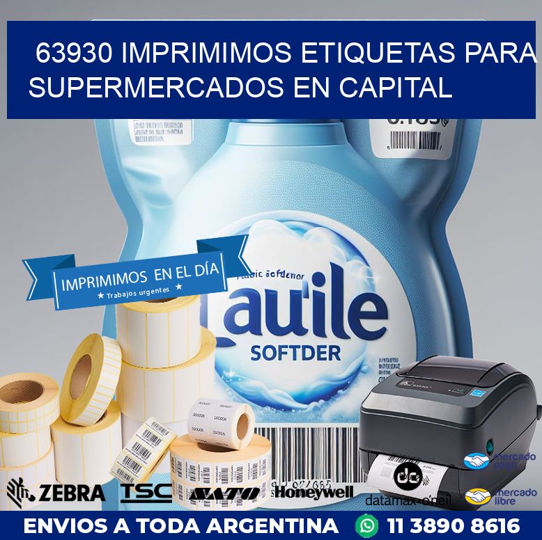 63930 IMPRIMIMOS ETIQUETAS PARA SUPERMERCADOS EN CAPITAL
