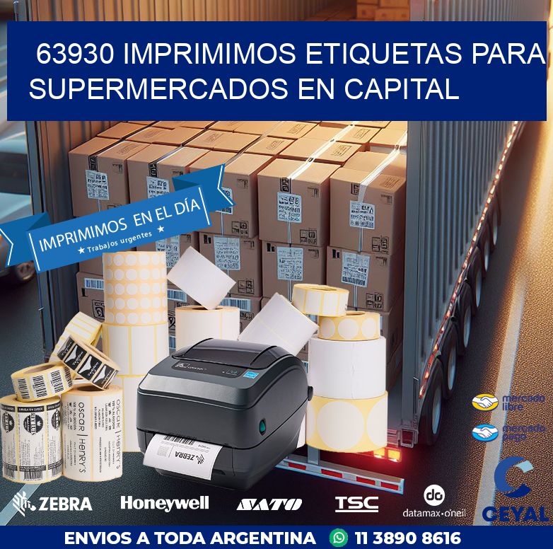 63930 IMPRIMIMOS ETIQUETAS PARA SUPERMERCADOS EN CAPITAL