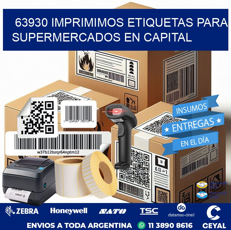 63930 IMPRIMIMOS ETIQUETAS PARA SUPERMERCADOS EN CAPITAL