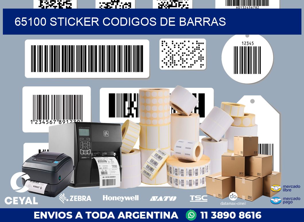 65100 STICKER CODIGOS DE BARRAS