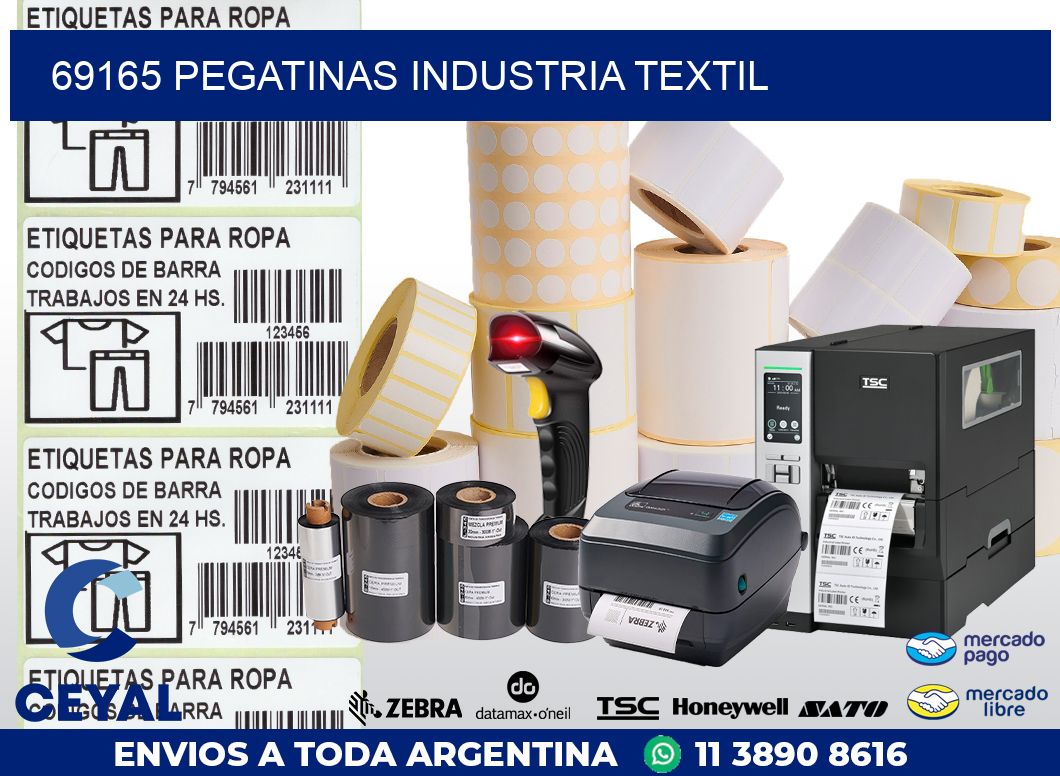69165 PEGATINAS INDUSTRIA TEXTIL