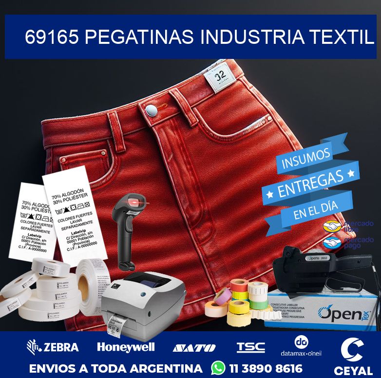 69165 PEGATINAS INDUSTRIA TEXTIL