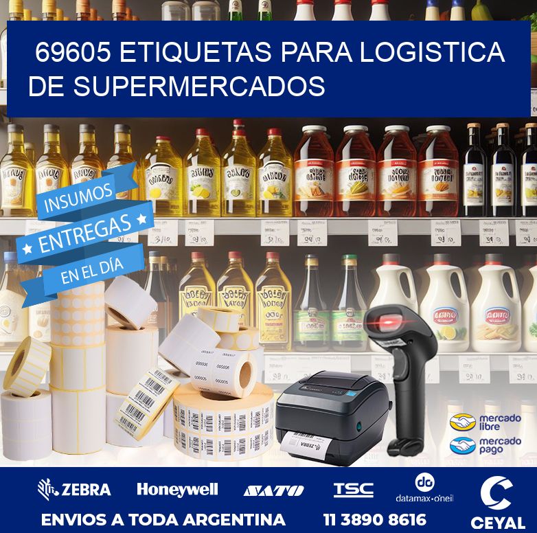 69605 ETIQUETAS PARA LOGISTICA DE SUPERMERCADOS