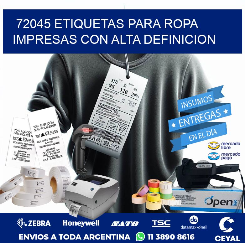 72045 ETIQUETAS PARA ROPA IMPRESAS CON ALTA DEFINICION