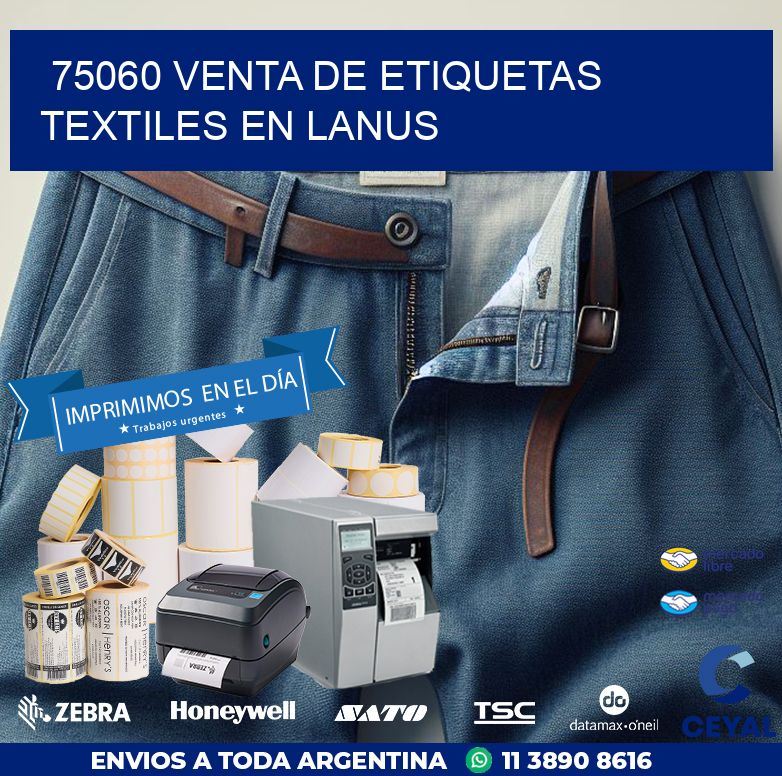 75060 VENTA DE ETIQUETAS TEXTILES EN LANUS