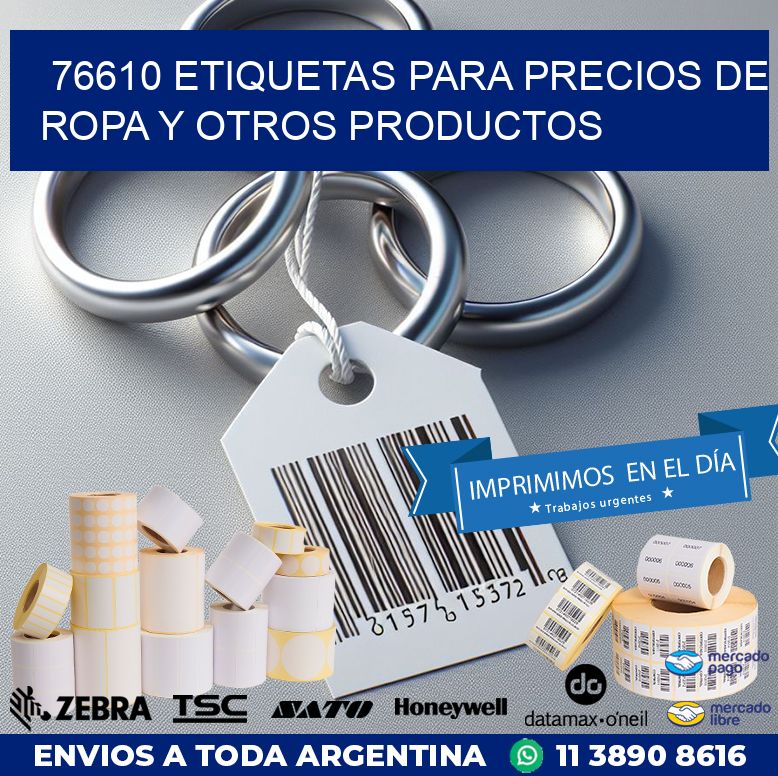 76610 ETIQUETAS PARA PRECIOS DE ROPA Y OTROS PRODUCTOS