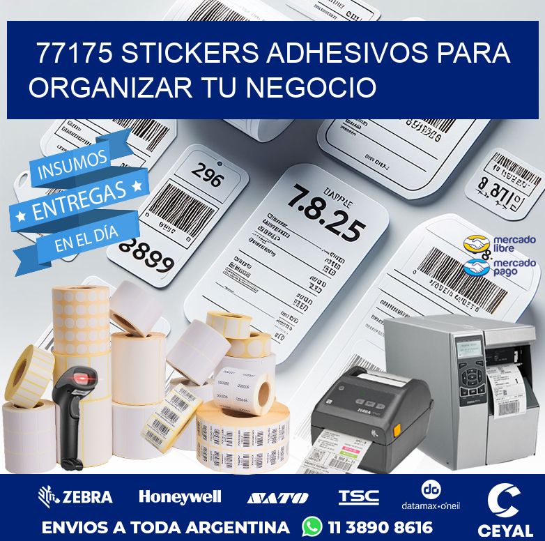77175 STICKERS ADHESIVOS PARA ORGANIZAR TU NEGOCIO