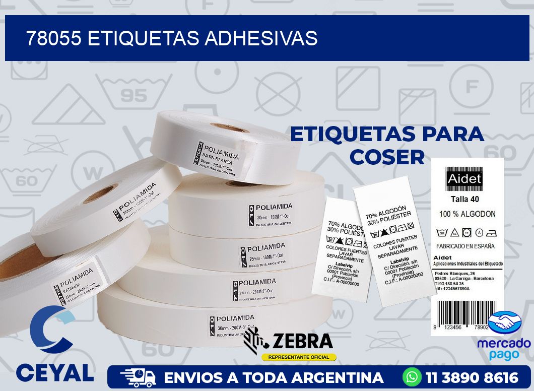 78055 ETIQUETAS ADHESIVAS