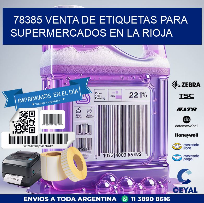 78385 VENTA DE ETIQUETAS PARA SUPERMERCADOS EN LA RIOJA