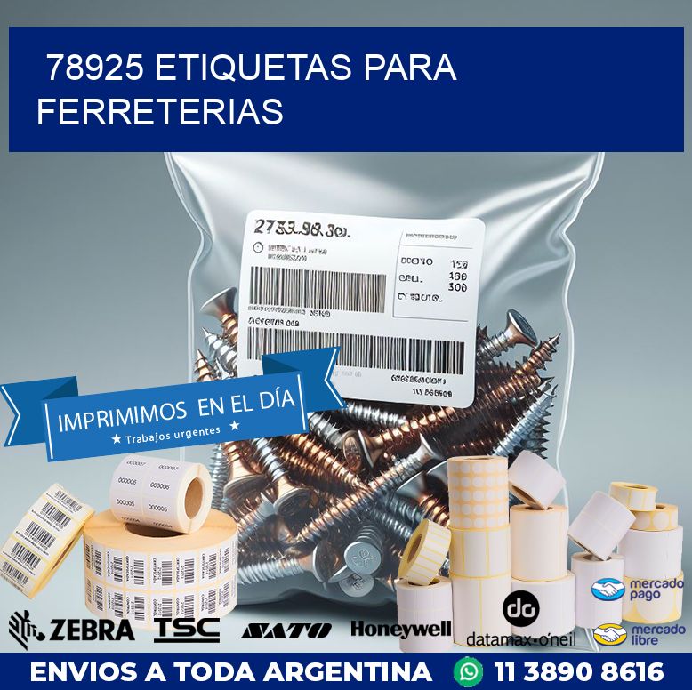 78925 ETIQUETAS PARA FERRETERIAS