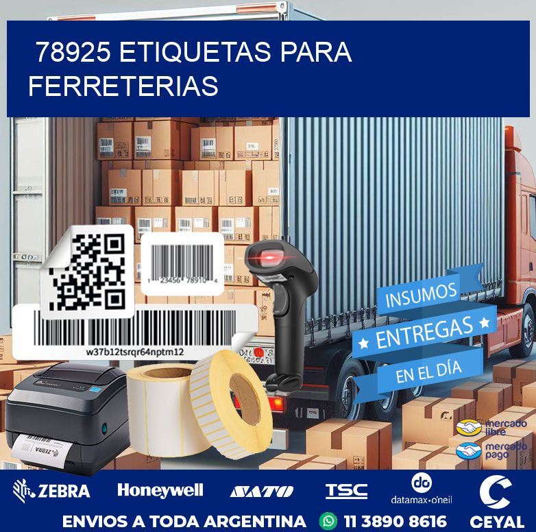 78925 ETIQUETAS PARA FERRETERIAS