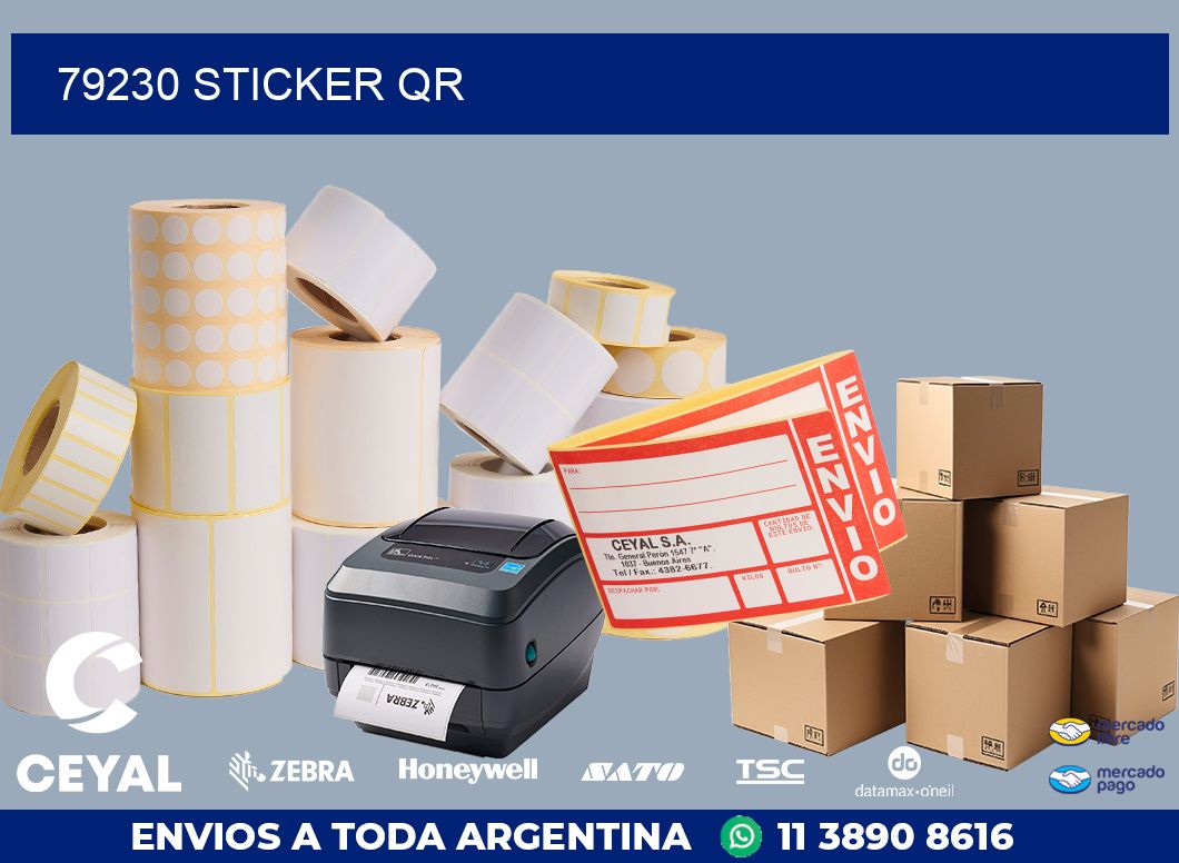 79230 STICKER QR