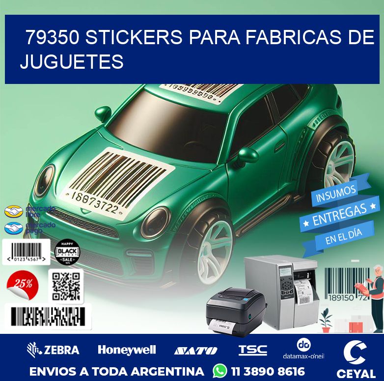 79350 STICKERS PARA FABRICAS DE JUGUETES