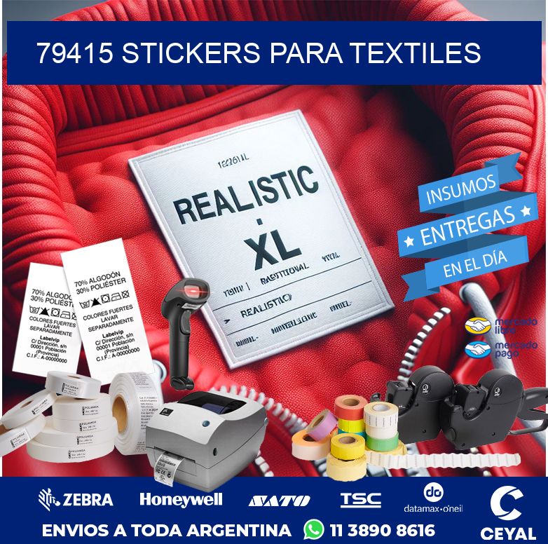 79415 STICKERS PARA TEXTILES