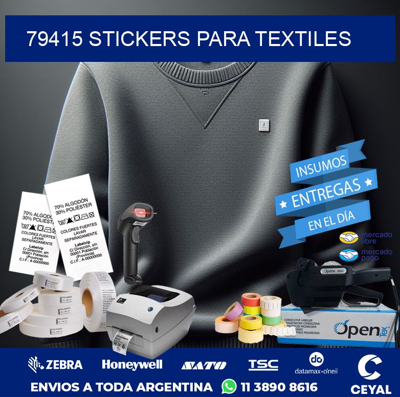 79415 STICKERS PARA TEXTILES
