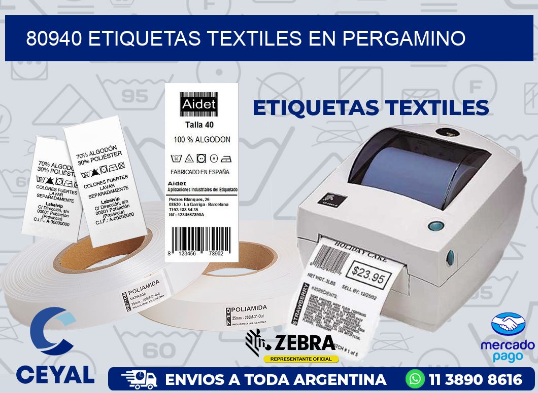 80940 ETIQUETAS TEXTILES EN PERGAMINO