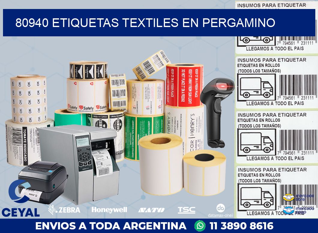 80940 ETIQUETAS TEXTILES EN PERGAMINO