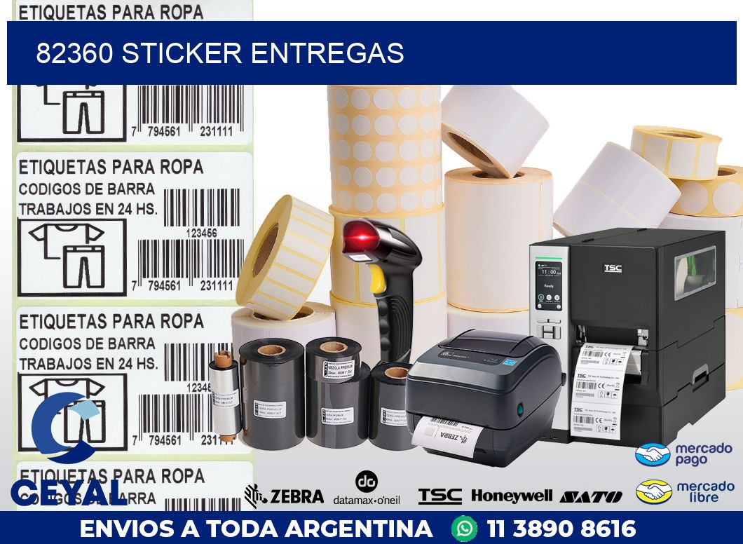 82360 STICKER ENTREGAS