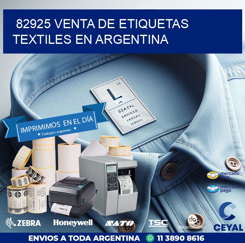 82925 VENTA DE ETIQUETAS TEXTILES EN ARGENTINA