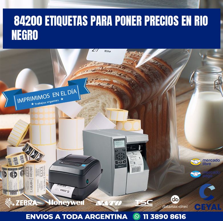 84200 ETIQUETAS PARA PONER PRECIOS EN RIO NEGRO