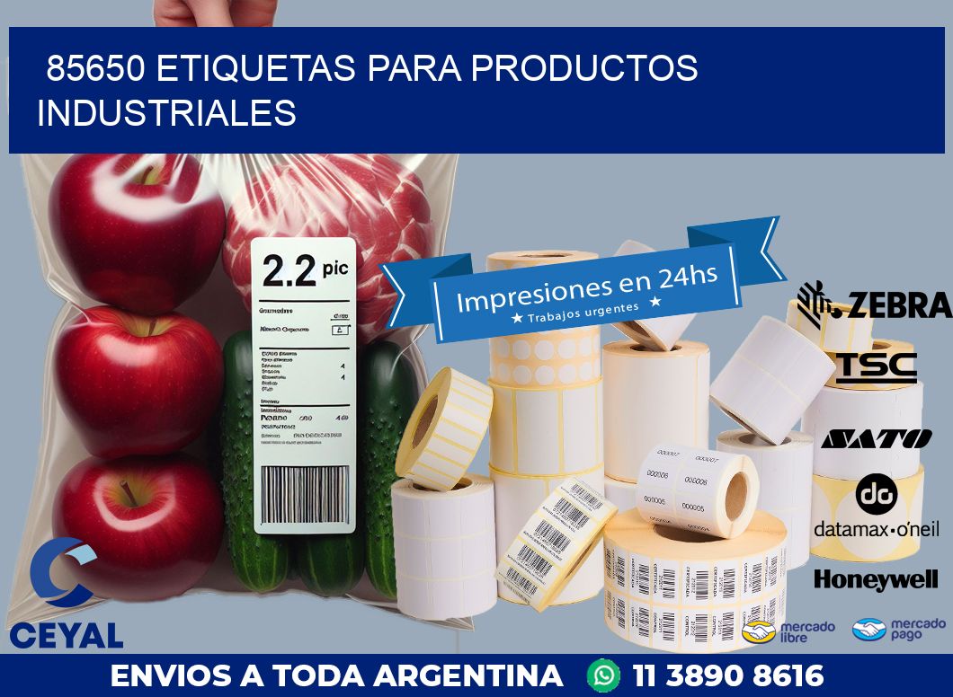 85650 ETIQUETAS PARA PRODUCTOS INDUSTRIALES