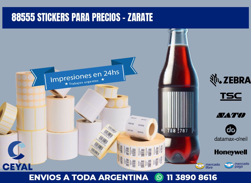 88555 STICKERS PARA PRECIOS - ZARATE