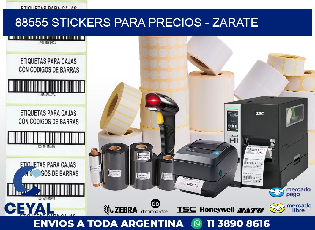 88555 STICKERS PARA PRECIOS - ZARATE