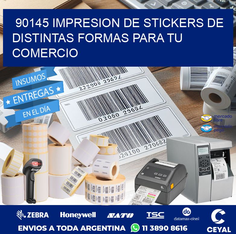 90145 IMPRESION DE STICKERS DE DISTINTAS FORMAS PARA TU COMERCIO