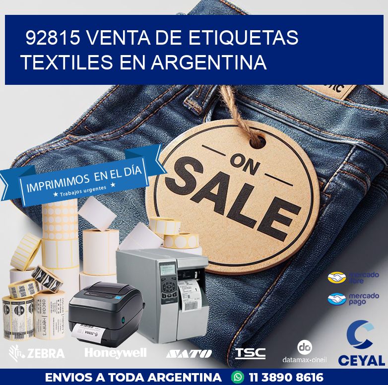 92815 VENTA DE ETIQUETAS TEXTILES EN ARGENTINA