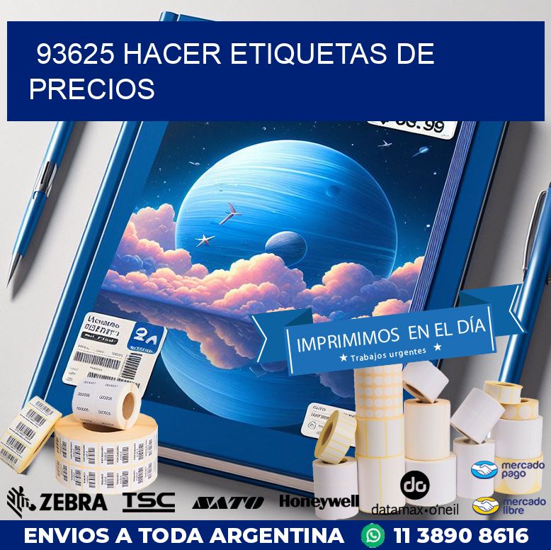 93625 HACER ETIQUETAS DE PRECIOS