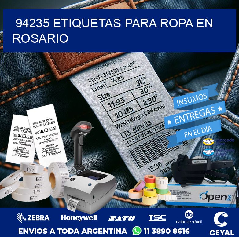 94235 ETIQUETAS PARA ROPA EN ROSARIO