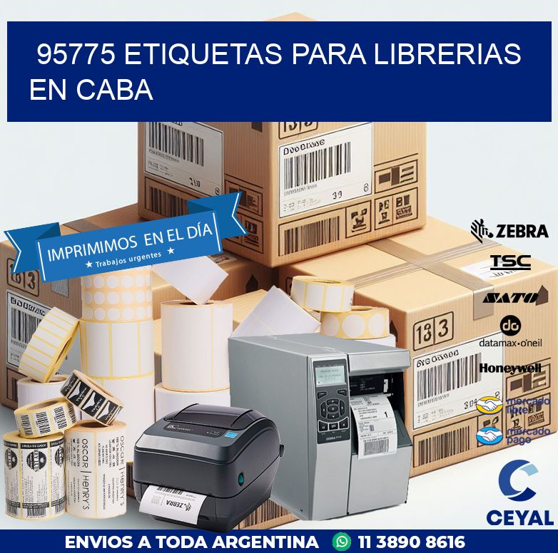 95775 ETIQUETAS PARA LIBRERIAS EN CABA