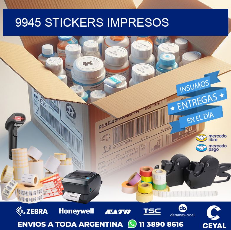 9945 STICKERS IMPRESOS