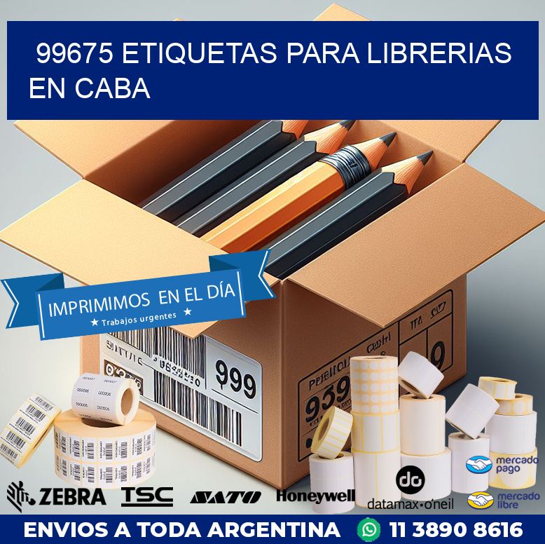 99675 ETIQUETAS PARA LIBRERIAS EN CABA