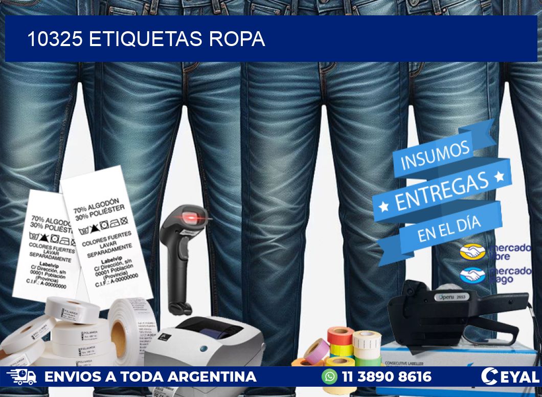 10325 ETIQUETAS ROPA
