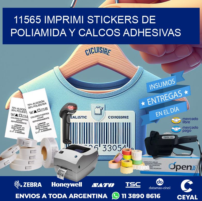 11565 IMPRIMI STICKERS DE POLIAMIDA Y CALCOS ADHESIVAS