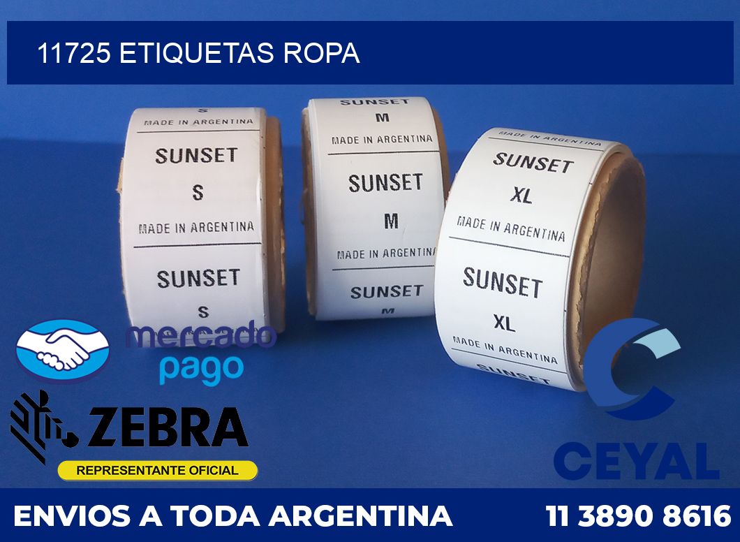 11725 ETIQUETAS ROPA