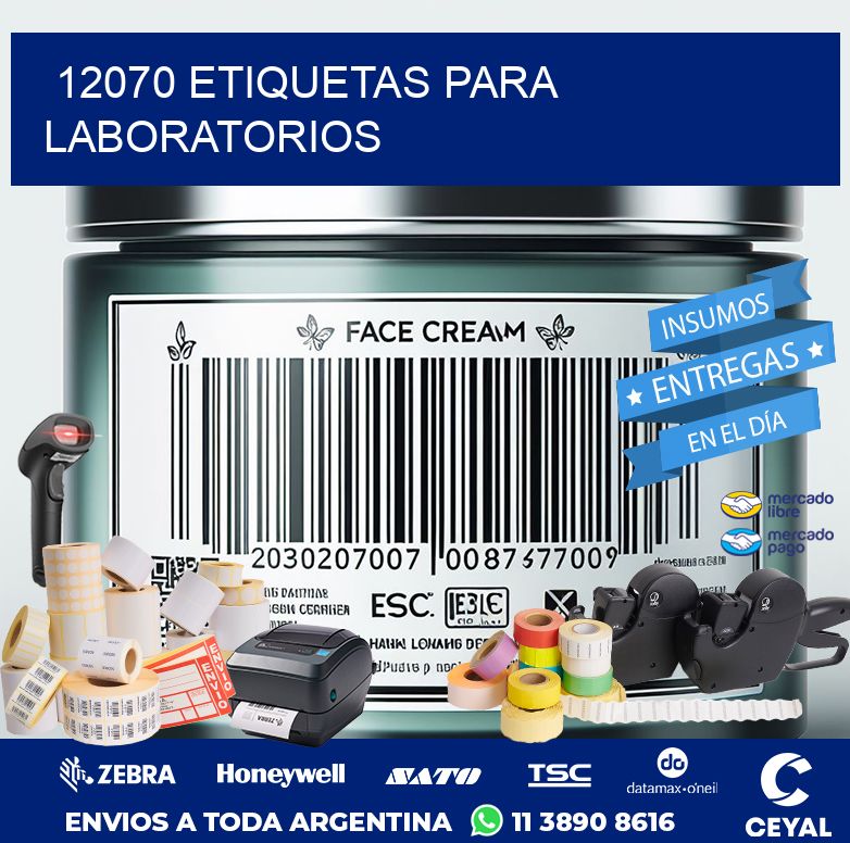 12070 ETIQUETAS PARA LABORATORIOS