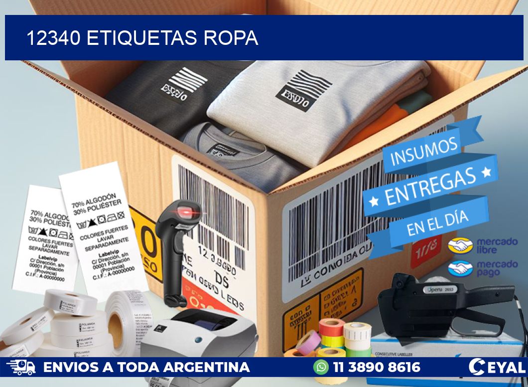 12340 ETIQUETAS ROPA