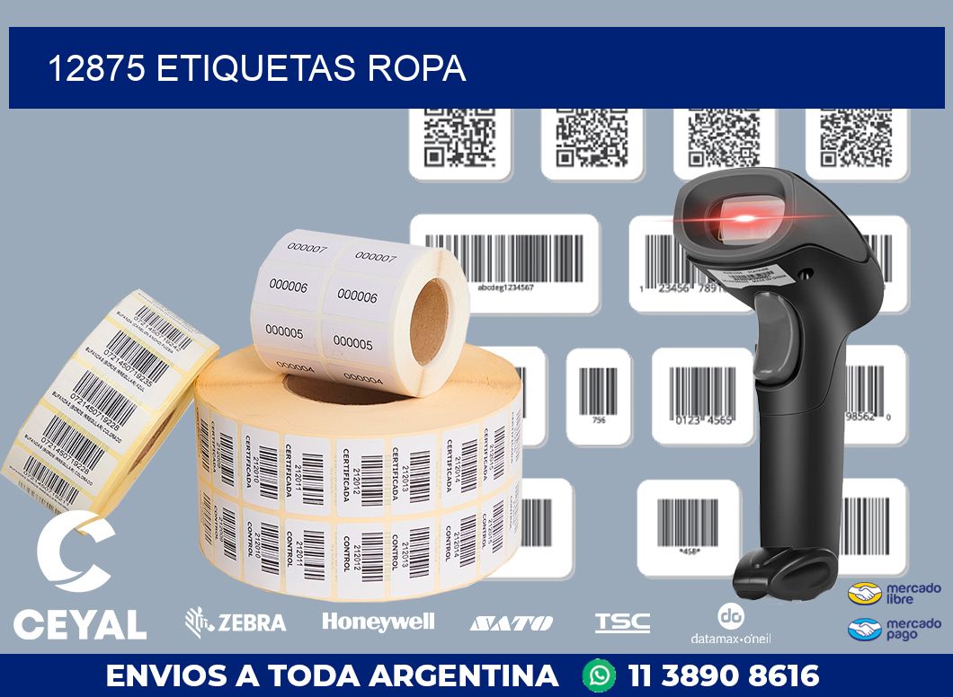 12875 ETIQUETAS ROPA